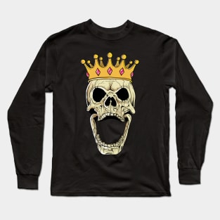 King Skull Laugh Long Sleeve T-Shirt